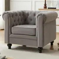 Hertford 1-Seater Sofa - Grey, Fabric
