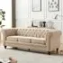 Hertford 3-Seater Sofa - Stone, Fabric