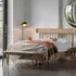 Hervey Double Spindle Bed Frame - Natural, Oak