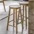 Hervey Round Stool - Natural, Oak