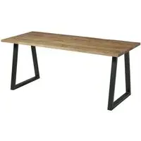 Hesperia Large Dining Table - Rustic Antique Oak
