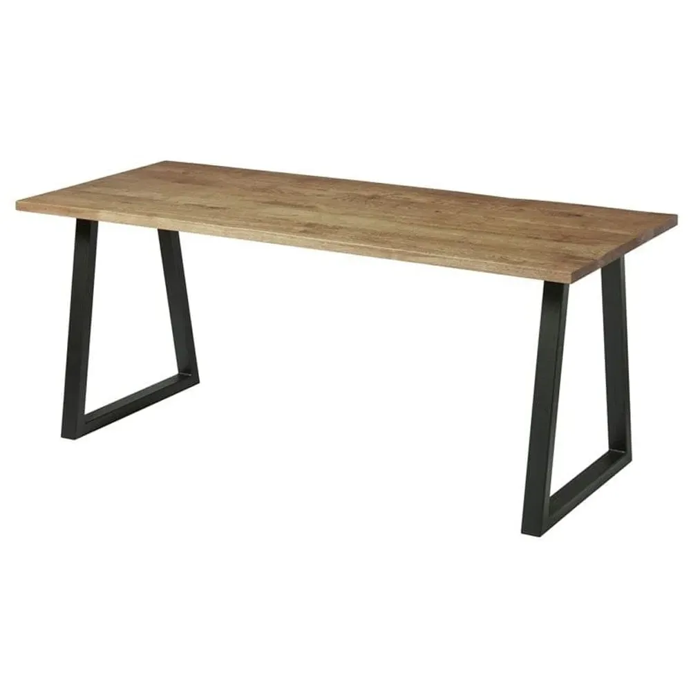 Hesperia Large Dining Table - Rustic Antique Oak