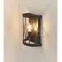 Heston Wall Light - Matt Black, Rustic Bronze