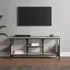 Hetty Small TV Stand with 2 Shelves - Grey Sonoma Oak