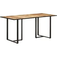 Hewez Dining Table - Natural, Mango Wood alternate view