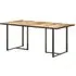 Hewez Large Dining Table - Natural, Mango Wood