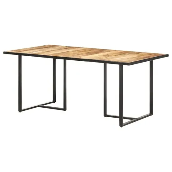 Hewez Large Dining Table - Natural, Mango Wood