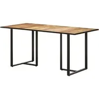 Hewez Medium Dining Table - Natural, Mango Wood