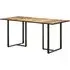 Hewez Medium Dining Table - Natural, Mango Wood