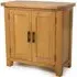 Hewitt 2-Door Storage Cabinet - Rustic Oak
