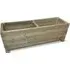 Hewitt Medium Garden Planter - Natural, Wood