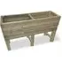Hewitt Medium Raised Garden Planter - Natural, Wood