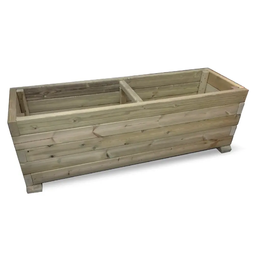 Hewitt Small Heavy Duty Garden Planter - Natural, Wood product