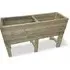 Hewitt Small Raised Garden Planter - Natural, Wood
