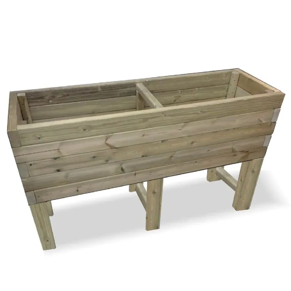 Hewitt Small Raised Garden Planter - Natural, Wood image