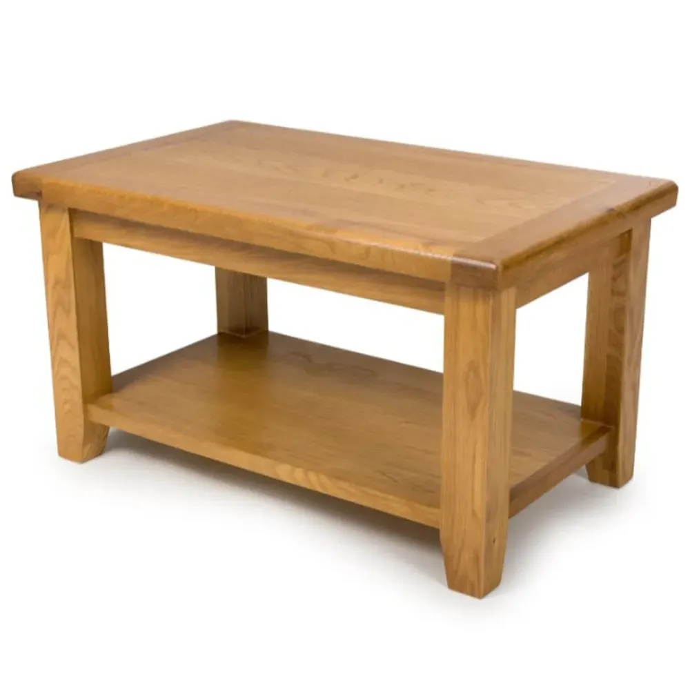 Hewitt Small Rectangular Coffee Table - Rustic Oak image