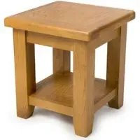 Hewitt Square End Table - Rustic Oak