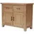 Hewitt Wooden Sideboard with 2 Doors 2 Drawers - Rustic Oak