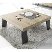 Heyford Coffee Table with Metal Legs - Sherwood Oak