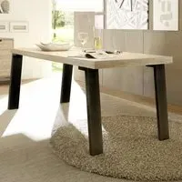 Heyford Large Rectangular Dining Table - Sherwood Oak