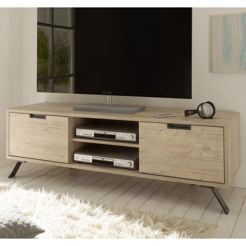 Heyford TV Stand with 2 Doors - Sherwood Oak
