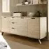 Heyford Wooden Sideboard 3 Doors 3 Drawers - Sherwood Oak
