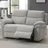 Hialeah 2-Seater Electric Recliner Sofa - Grey, Fabric