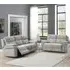 Hialeah 3+2 Seater Electric Recliner Sofa Set - Light Grey, Fabric