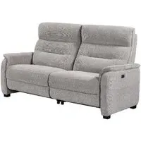 Hidalgo 3-Seater Recliner Sofa - Natural, Fabric