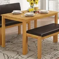 Hidalgo Dining Table - Natural Oak alternate view