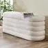 Hidalgo Fabric Storage Ottoman - Beige