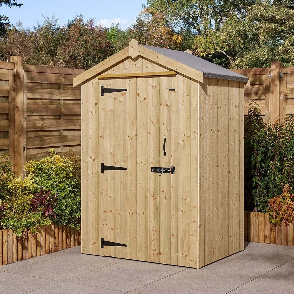 Hidalgo Small Garden Heritage Shed with 1 Door - Natural, Wood product