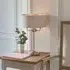 Highclere Table Lamp - Natural, Linen