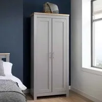 Highland 2-Door Wardrobe - Dark Grey, MFC alternate view