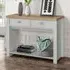 Highland Console Table with 2 Drawers - Grey, Oak