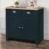 Highland Sideboard with 2 Doors 2 Drawers - Blue, Oak