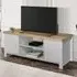 Highland TV Stand with 2 Doors - Grey, Oak