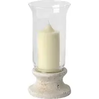 Hilari Glass Lantern - Clear, Stone