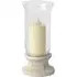 Hilari Glass Lantern - Clear, Stone
