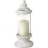 Hilari Glass Lantern - Clear, Stone