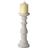 Hilari Medium Candle Holder - Cream, Stone
