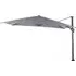 Hillsboro King Square Garden Parasol with Crank - Sand, Polyester