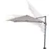 Hillsboro Small Square Garden Parasol with Crank - Sand, Polyester