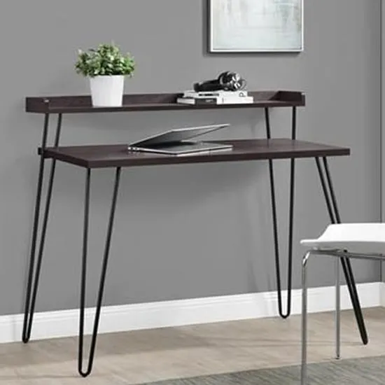 Himley Wooden Laptop Desk - Espresso image
