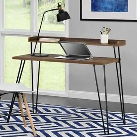 Himley Wooden Laptop Desk - Walnut