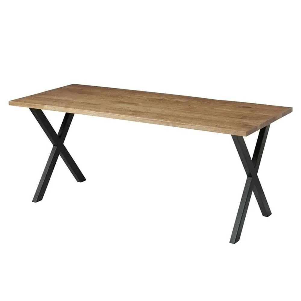 Hinton Large Dining Table - Rustic Antique Oak image