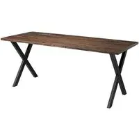 Hinton Large Dining Table - Smoked Oak