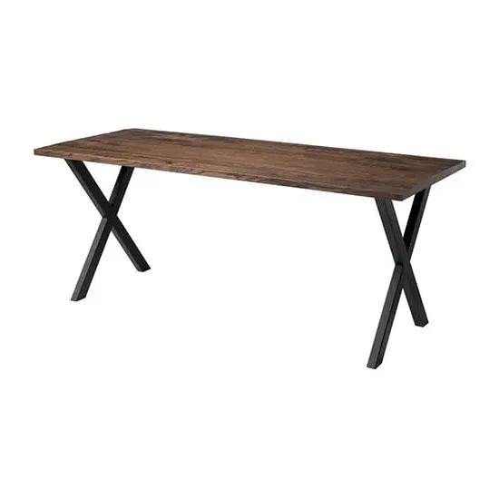 Hinton Large Dining Table - Smoked Oak