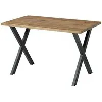 Hinton Small Dining Table - Rustic Antique Oak