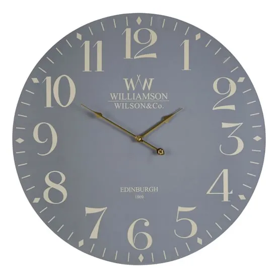 Hista Wall Clock - Grey, MDF